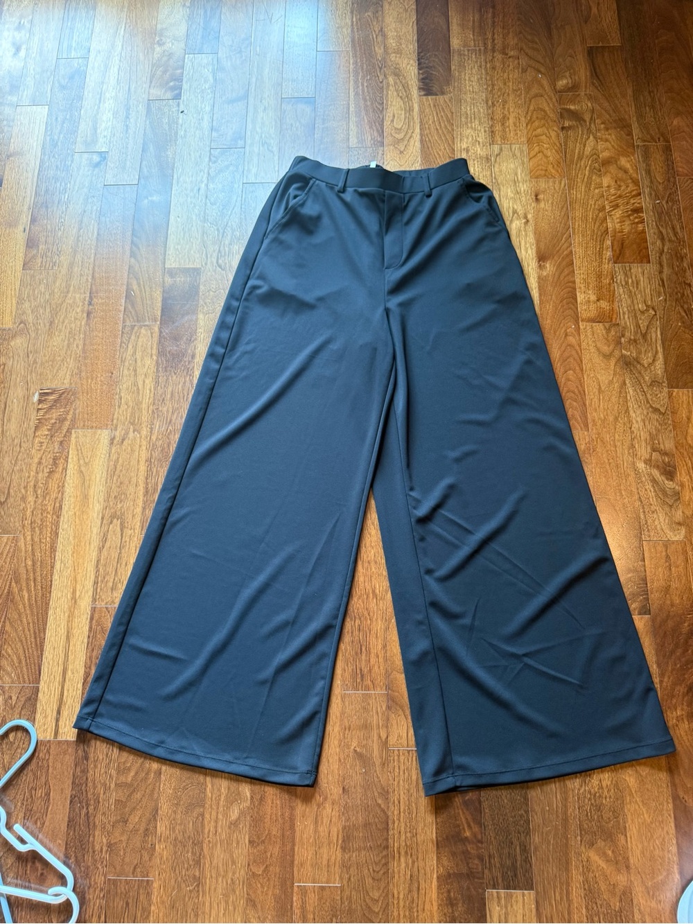 NEW HALARA HIGH-WAISTED Palazzo Wide Leg Crepe